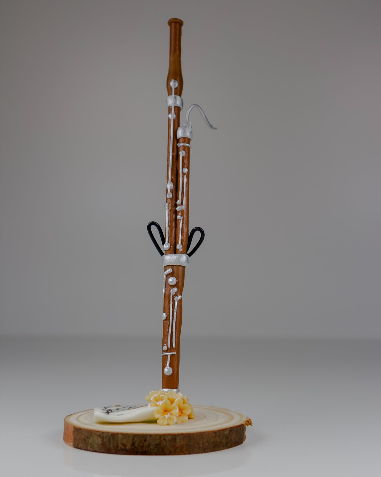 Handmade Musical Instrument Figurine – Biscuit Art Decor