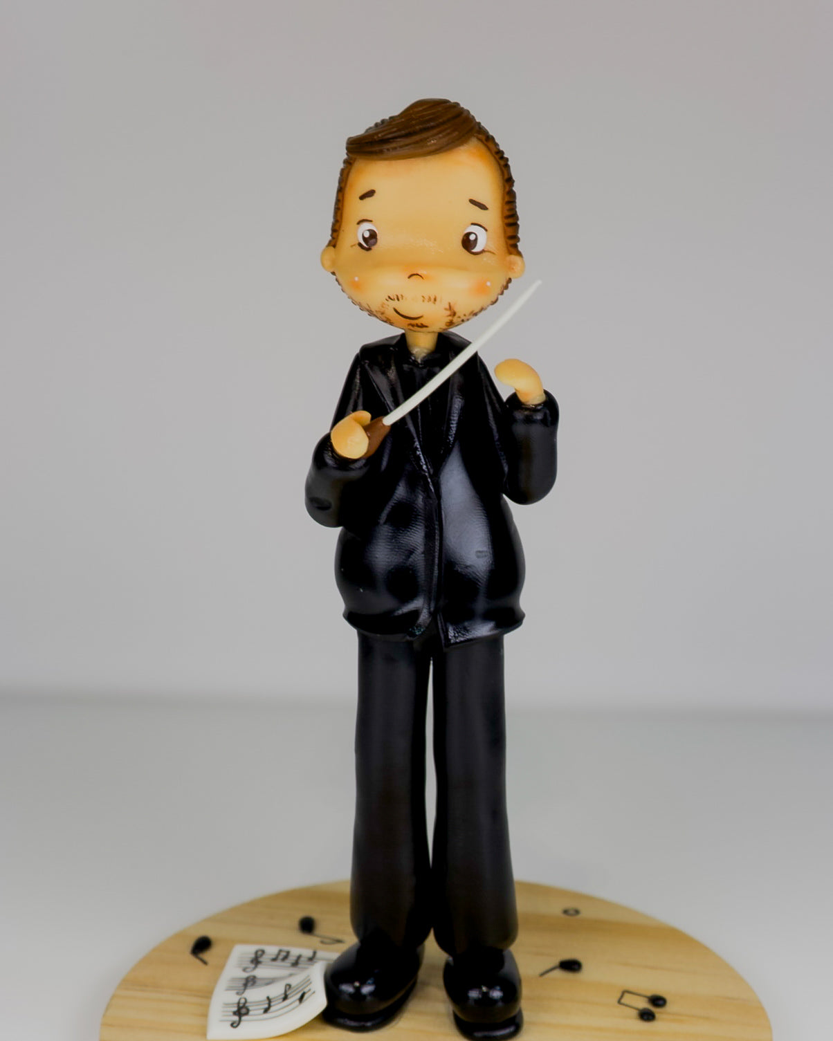 Custom Handmade Musician Figurine – Biscuit Art Decor