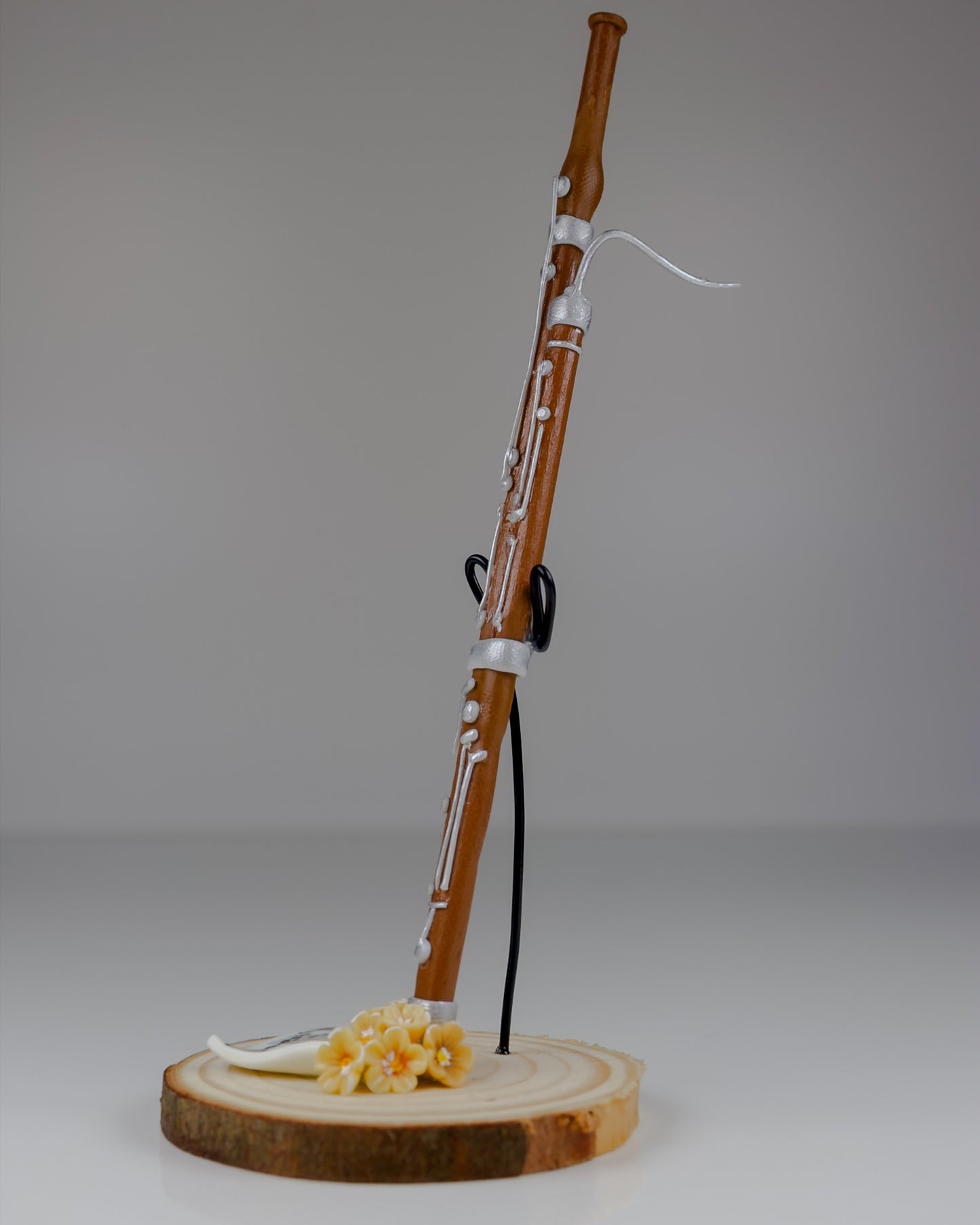 Handmade Musical Instrument Figurine – Biscuit Art Decor