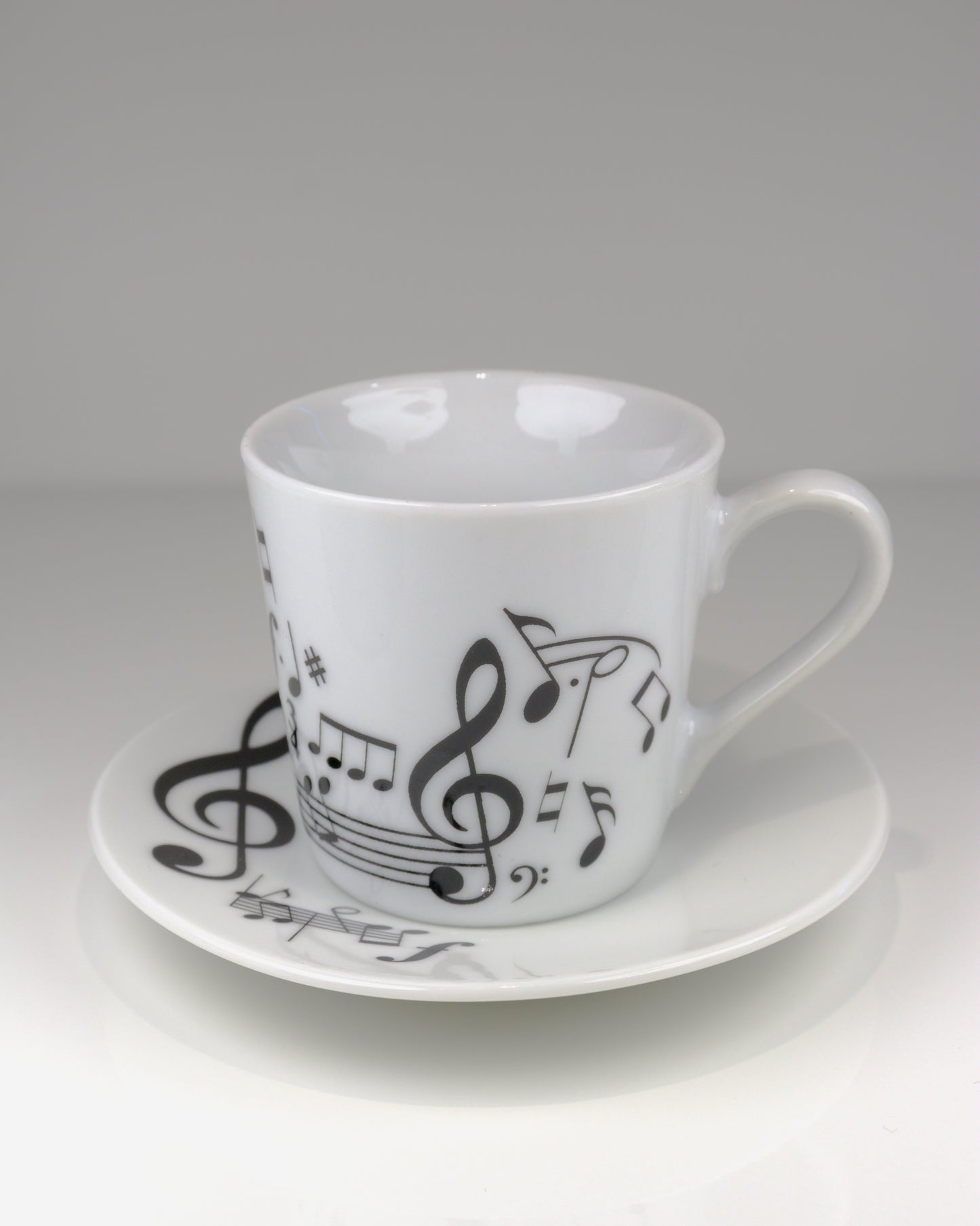 Chávena de Café Musical com Pires