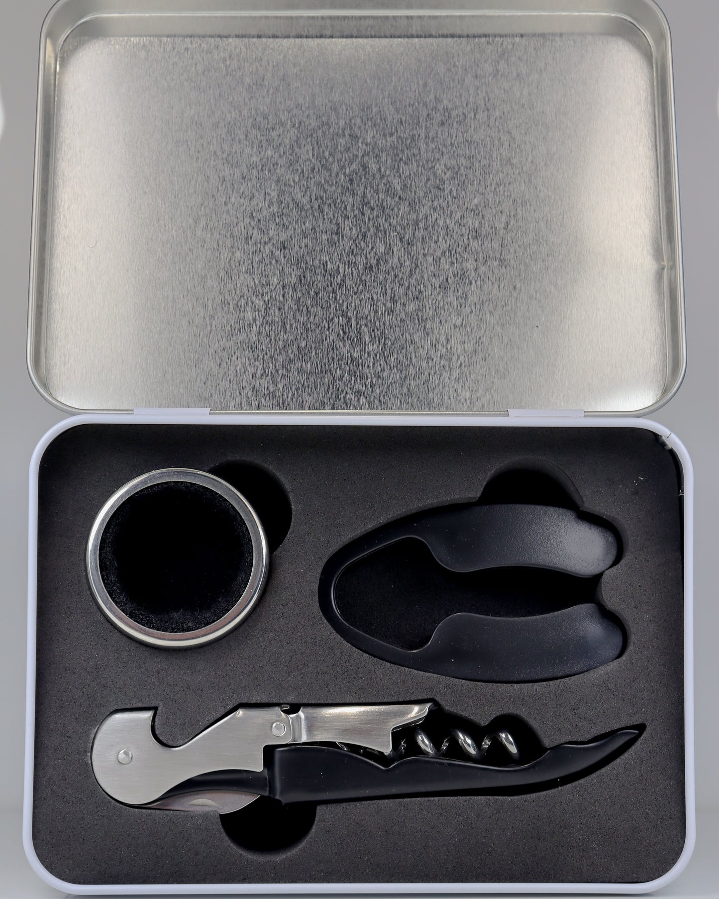 Conjunto de Acessórios de Vinho em Caixa Musical